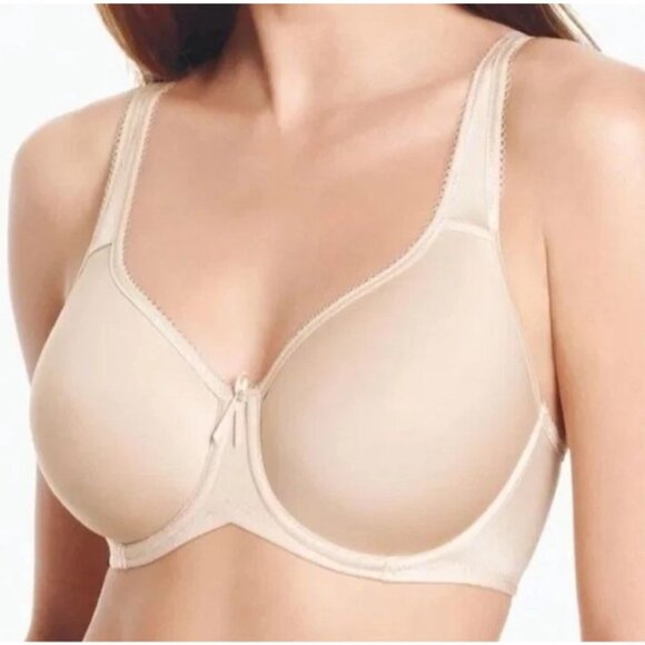 NEW Wacoal Womens 36G 853192 Beige Basic Beauty Spacer Underwire T Shirt Bra - Picture 1 of 9